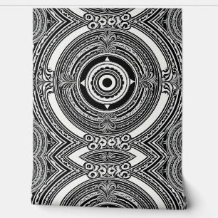 Monochrome Medaillons Behang