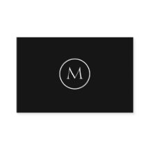 Monochrome minimalistische monogrammen: Elegant Bl