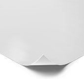 Monochrome minimumblad perfect poster (Hoek)