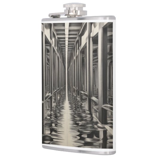 Monochrome Mirage/Artistic Flask Heupfles (Links)