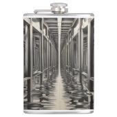 Monochrome Mirage/Artistic Flask Heupfles (Voorkant)