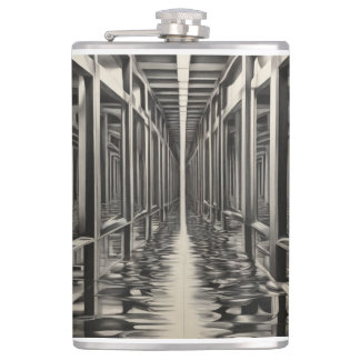 Monochrome Mirage/Artistic Flask Heupfles