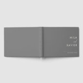 Monochrome | Modern Minimal Wedding Guestbook Gastenboek (Volledig)
