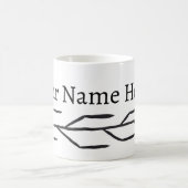 Monochrome Mok van inktvertakking (Center)