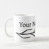 Monochrome Mok van inktvertakking (Links)