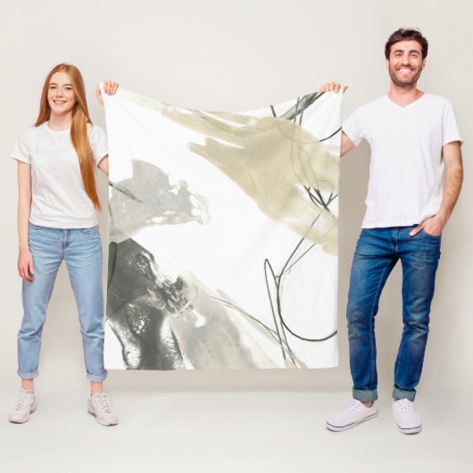 Monochrome Momentum Fleece Deken (In situ)