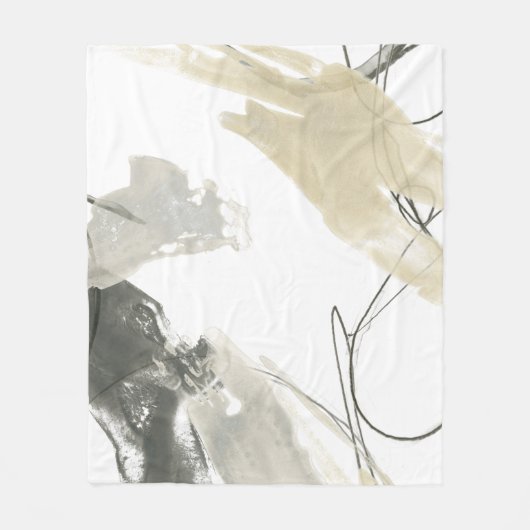 Monochrome Momentum Fleece Deken (Voorkant)