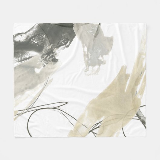 Monochrome Momentum Fleece Deken (Voorkant (Horizontaal))