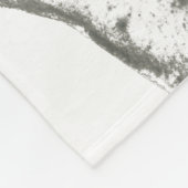 Monochrome Momentum Fleece Deken (Hoek)