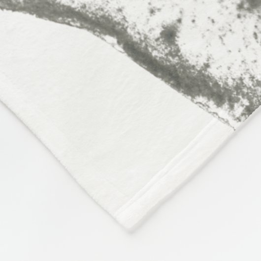 Monochrome Momentum Fleece Deken (Hoek)