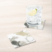 Monochrome Momentum Kartonnen Onderzetters (Insitu)