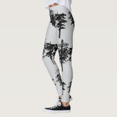 Monochrome Natuur Walk: Winter Branch Leggings (Links)