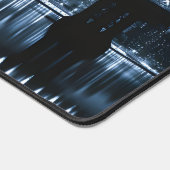 Monochrome New York Skyline Nightscape Bureaumat (Hoek)