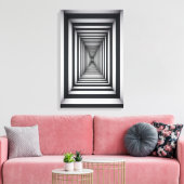 Monochrome Odyssey Canvas Afdruk (Insitu (Woonkamer))