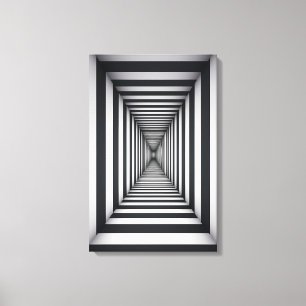 Monochrome Odyssey Canvas Afdruk