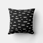Monochrome | Omkeerbare zwarte en witte tinten Kussen (Achterkant)
