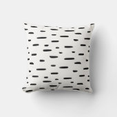 Monochrome | Omkeerbare zwarte en witte tinten Kussen (Voorkant)