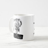 Monochrome OUT FRONT Koffiemok (Voorkant links)