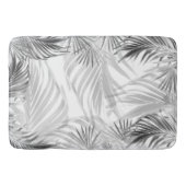 Monochrome Palm Bliss 1 #tropisch #kunst Badmat (Voorkant)