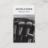 Monochrome penseelset | Makeup Artist Visitekaartje (Voorkant)