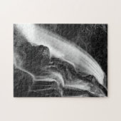 Monochrome Poconos Waterval Legpuzzel (Horizontaal)