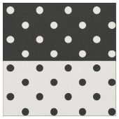 Monochrome poka Dots Fabric Stof (Close Up)