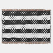 Monochrome pokadots deken (Voorkant)