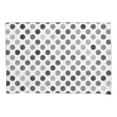 Monochrome poladots (zwart-wit Stip) Kussensloop (Voorkant)