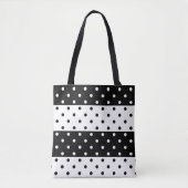 Monochrome Polka Dots Tas (Voorkant)