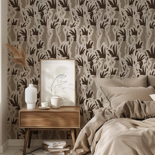 Monochrome Pop Art Cockatoos achtergronden Behang