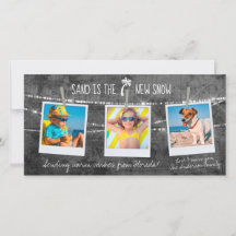 Monochrome Pop Florida Holiday 3-fotokaart