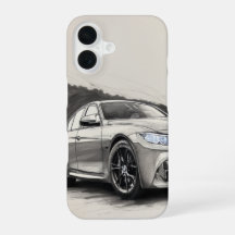 Monochrome Prestatie Schets - BMW