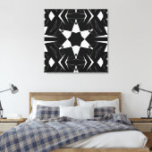 Monochrome Puls Canvas Afdruk (Insitu (Slaapkamer))