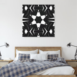 Monochrome Puls Canvas Afdruk