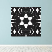 Monochrome Puls Canvas Afdruk (Insitu (Houten vloer))