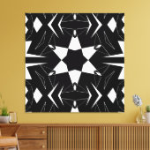 Monochrome Puls Canvas Afdruk (Insitu (Woonkamer))