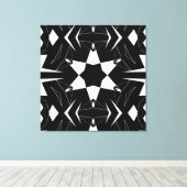 Monochrome Puls Canvas Afdruk (Insitu (Houten vloer))