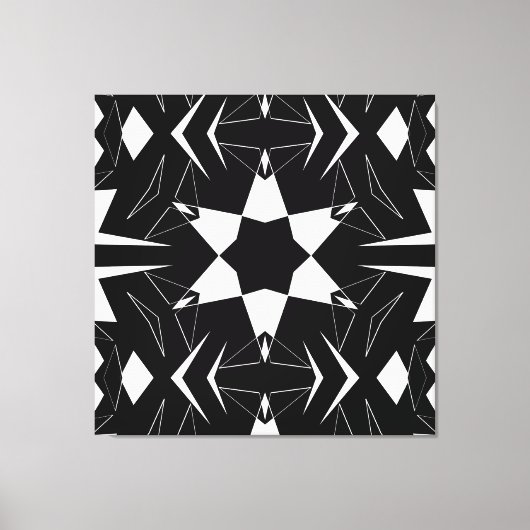 Monochrome Puls Canvas Afdruk (Voorkant)