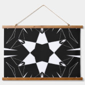 Monochrome Puls Hangend Wandkleed (Voorkant)