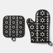 Monochrome Puls Ovenwant & Pannenlap Set (Voorkant)