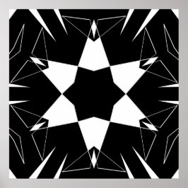 Monochrome Puls Poster