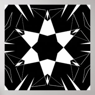 Monochrome Puls Poster