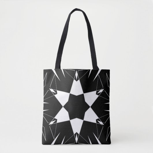 Monochrome Puls Tote Bag (Voorkant)