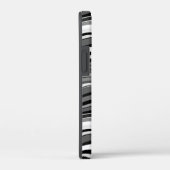Monochrome rimpelpatroon Case-Mate iPhone case (Achterkant / Rechts)