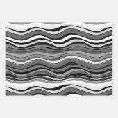 Monochrome rimpelpatroon inpakpapier vel (Voorkant 2)