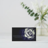Monochrome Rose：Business Card Visitekaartje (Staand voorkant)