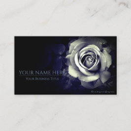 Monochrome Rose：Business Card Visitekaartje