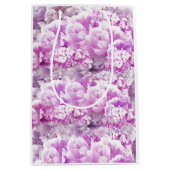 Monochrome roze, gemengde Bouquet, middelgrote Gif Medium Cadeauzakje (Voorkant)