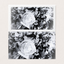 Monochrome Rozen Gastboek voor Trouwen