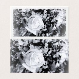 Monochrome Rozen Gastboek voor Trouwen Kaart